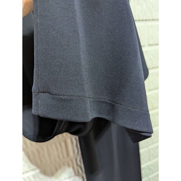 DKNY Women's Dark Navy Blue Soft Knit Straight Leg Pull On Pants Size S - Picture 2 of 7